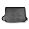 Tapis de coffre adapté pour Audi Q2 GA SUV (10.2016-....) - bac de coffre - protection de coffre voiture - sur le plancher amovible du coffre en la position haute (seuil de chargement plat); cavités amovibles