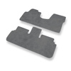 Tapis de Sol Velours adapté pour Fiat Ulysse I Monospace (1994-2002) - Premium tapis de voiture - gris