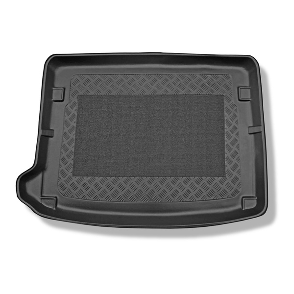 Tapis de coffre adapté pour Citroen DS4 Crossback Hayon (11.2015-06.2018) - bac de coffre - protection de coffre voiture