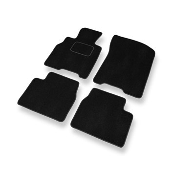 Tapis de Sol Velours adapté pour Mazda Xedos 9 (1993-2003) - Premium tapis de voiture - noir