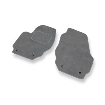 Tapis de Sol Velours adapté pour Volvo S80 II (2006-2016) - Premium tapis de voiture - gris