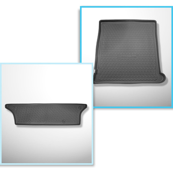 Kit tapis de coffre et tapis de voiture TPE pour: Seat Alhambra I Van (1995-08.2