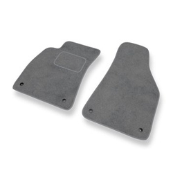 Tapis de Sol Velours adapté pour Audi A4 II B6 Avant, Cabriolet, Berline (2000-2005) - Premium tapis de voiture - gris