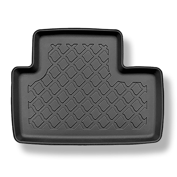 Tapis de sol en TPE adapté pour Renault Captur II SUV (01.2020-....) - aussi pour la version hybride - tapis de voiture - noir