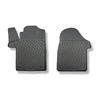 Tapis de sol en TPE adapté pour Mercedes-Benz EQV 300 Van (10.2020-....) - Version compacte, Version longue et Version extra-longue; la partie avant doit être Coupee - tapis de voiture - noir