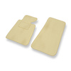 Tapis de Sol Velours adapté pour BMW 5 III E34 Berline, Touring (1988-1997) - Premium tapis de voiture - beige