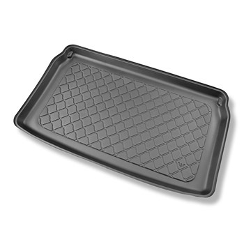 Tapis de coffre adapté pour Opel Mokka-e SUV (02.2021-....) - bac de coffre - protection de coffre voiture - coffre supérieur; plancher amovible en la position la plus haute