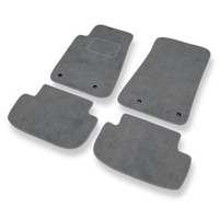 Tapis de Sol Velours adapté pour Chevrolet Camaro V (2009-2015) - Premium tapis de voiture - gris