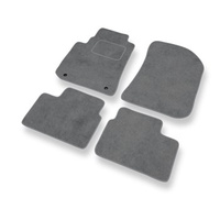 Tapis de Sol Velours adapté pour Rover 75 (1999-2005) - Premium tapis de voiture - gris