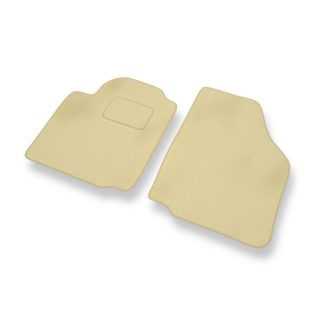 Tapis de Sol Velours adapté pour Ford Fiesta IV (1995-2002) - Premium tapis de voiture - beige