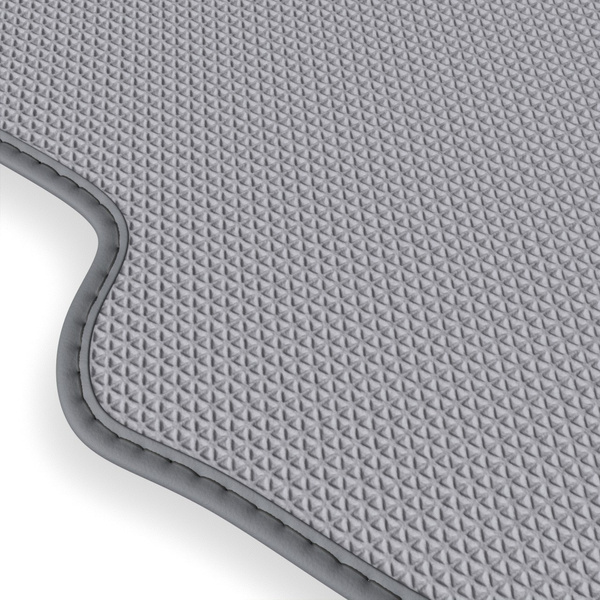 Tapis de Sol Velours adapté pour Lancia Delta II Hayon (1993-1999) - Premium tapis de voiture - gris