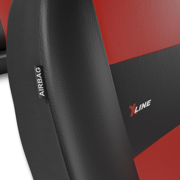 Housses de siège avant adaptées pour Honda HR-V I, II (1998-2019) - housse siege voiture universelles - couverture siege conducteur - 2XL-RD