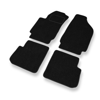 Tapis de Sol Feutres adapté pour Fiat Stilo (2001-2008) - tapis de voiture - noir