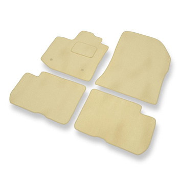 Tapis de Sol Velours adapté pour Dacia Lodgy Van (2012-....) - Premium tapis de 