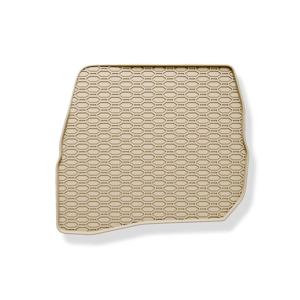 Tapis de sol en caoutchouc adapté pour Volkswagen Passat B5 (1996-2005) - tapis de voiture - beige