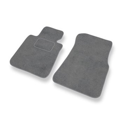 Tapis de Sol Velours adapté pour BMW 1 F20 Hayon (2011-2019) - Premium tapis de voiture - gris