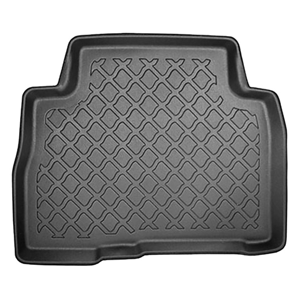 Tapis de sol en TPE adapté pour Kia Sorento II SUV (12.2015-10.2022) - 5 ou 7 sièges; sans la troisième rangée de sièges - tapis de voiture - noir