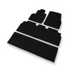 Tapis de Sol Feutres adapté pour Renault Espace IV (2002-2014) - tapis de voiture - noir