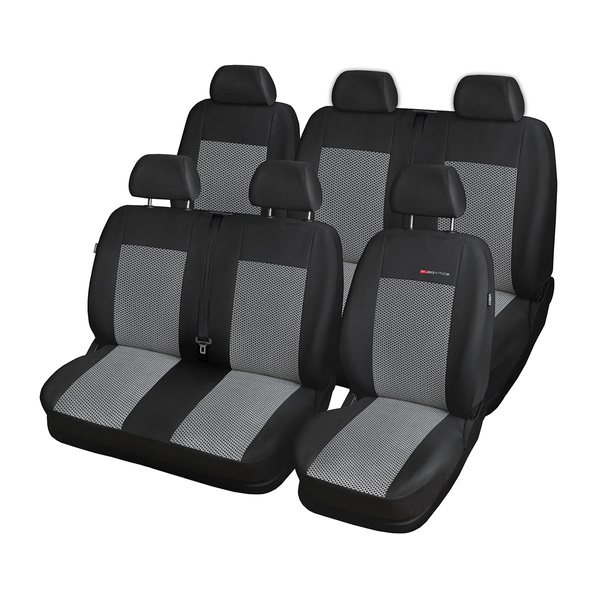 Housses de siège sur mesure adaptées pour Fiat Ducato III Van (2014-....) 7 places - housse siege voiture - couverture siege - E2