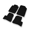 Tapis de Sol Feutres adapté pour Peugeot 206 I (1998-2012) - tapis de voiture - noir