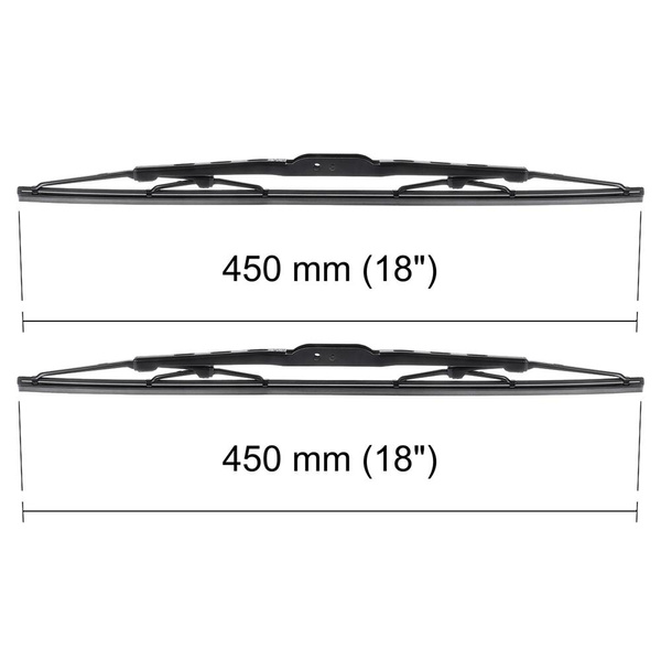 Balais d'essuie-glace de pare-brise adaptés pour Jeep Commander SUV (01.2006-2010) - balais standard