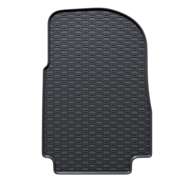 Tapis de sol en caoutchouc adapté pour Renault Clio IV Hayon (2012-2019) - tapis de voiture - noir - 4 pcs.