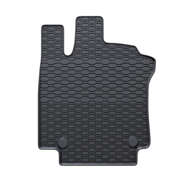 Tapis de sol en caoutchouc adapté pour Renault Clio IV Hayon (2012-2019) - tapis de voiture - noir - 4 pcs.