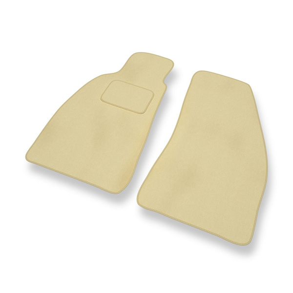 Tapis de Sol Velours adapté pour Alfa Romeo GTV Coupé (1995-2006) - Premium tapis de voiture - beige