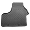 Tapis de sol en TPE adapté pour Renault Trafic III Van (09.2014-....) - version courte et longue; fourgonnette, version véhicule utilitaire et particulier, version particulier - tapis de voiture - noir