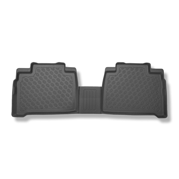 Tapis de sol en TPE adapté pour Ford S-Max II Monospace (09.2015-2023) - 5 ou 7 sièges; sans la troisième rangée de sièges - tapis de voiture - noir