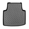 Tapis de sol en TPE adapté pour Skoda Superb III Break (09.2015-....) - aussi pour la version hybride - tapis de voiture - noir