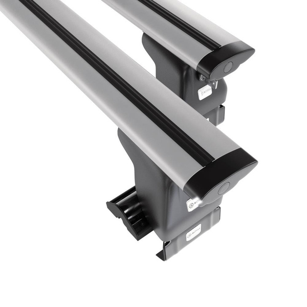 Barres de toit en aluminium adapté pour Audi A6 C6 Berline (2004-2010) - Porte-Bagages de Voiture argent - toit normal