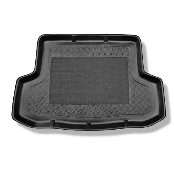 Tapis de coffre adapté pour Chevrolet Aveo Classic Berline (2011-2017) - bac de coffre - protection de coffre voiture - apres le facelift de 2006 (modele T250)