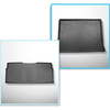 Kit tapis de coffre et tapis de voiture TPE pour: Mercedes-Benz EQV 300 Van (10.2020-....) - version Extra longue (Extra Long) (empattement 3430 mm, longueur du véhicule 5370 mm);pour la 3ème rangée de sièges;sans séparation de l'espace bagage;deuxième ra