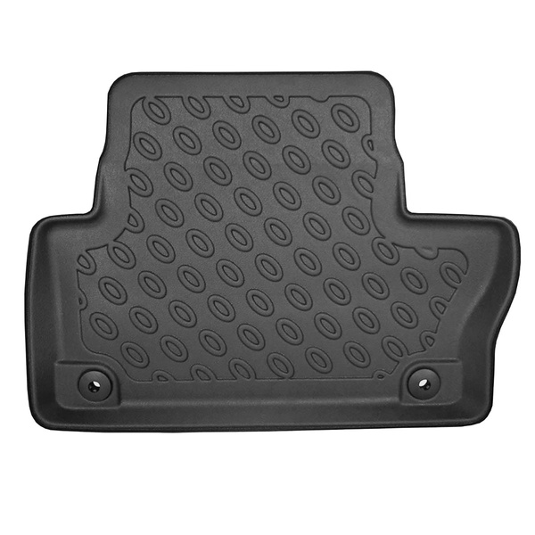 Tapis de sol en TPE adapté pour Volvo XC60 I SUV (12.2015-10.2022) - tapis de voiture - noir