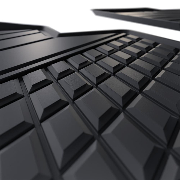 Tapis de sol en TPE adapté pour Kia ProCeed Shooting Brake (2019-....) - tapis de voiture - noir