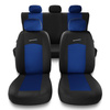 Housses de siège adaptées pour Audi A2 (1999-2005) - housse siege voiture universelles - couverture siege - S-BL