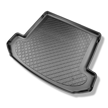 Tapis de coffre adapté pour Kia Sorento IV SUV (10.2020-....) - bac de coffre - protection de coffre voiture - 7 places; 3me rangée abaissée