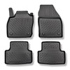 Tapis de sol en TPE adapté pour Volkswagen T-Cross Crossover (04.2019-....) - tapis de voiture - noir