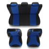 Housses de siège adaptées pour Seat Cordoba I, II (1993-2009) - housse siege voiture universelles - couverture siege - TR-BL