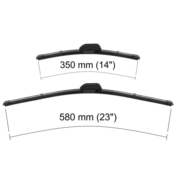 Balais d'essuie-glace de pare-brise adaptés pour Nissan Juke Crossover (07.2010-03.2017) - balais plat