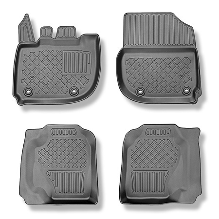 Tapis de sol en TPE adapté pour Honda HR-V III SUV (09.2021-....) - tapis de voiture - noir