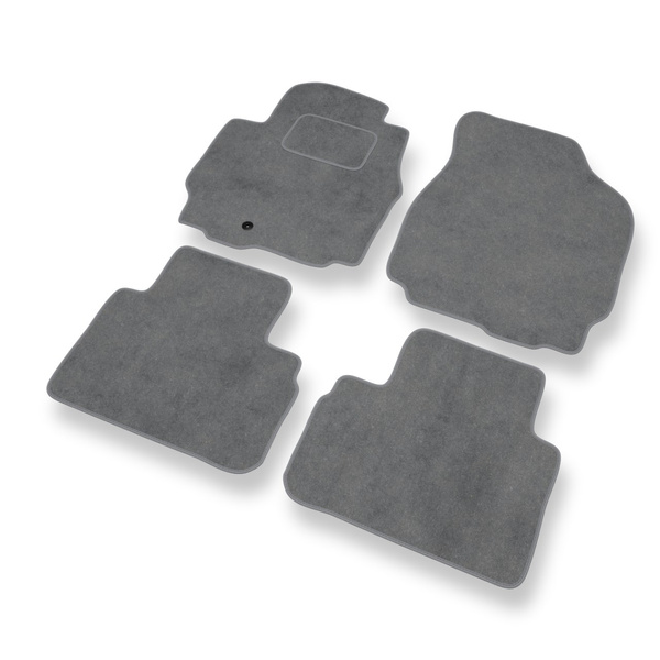 Tapis de Sol Velours adapté pour Ford Maverick III SUV (2003-2007) - Premium tapis de voiture - gris