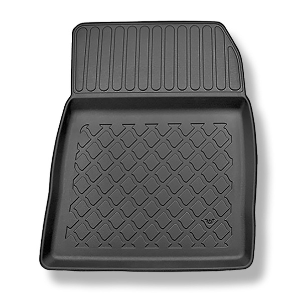 Tapis de sol en TPE adapté pour Renault Captur II SUV (01.2020-....) - aussi pour la version hybride - tapis de voiture - noir