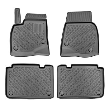 Tapis de sol en TPE adapté pour Tesla Model S Liftback (07.2012-03.2015) - à tra