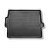 Tapis de coffre adapté pour Opel Grandland X SUV (10.2017-....) - bac de coffre - protection de coffre voiture - coffre supérieur (seuil de chargement plat) ; plancher amovible en la position la plus basse; non pour version hybride