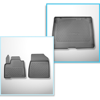 Kit tapis de coffre et tapis de voiture TPE pour: Mercedes-Benz Citan W420 Toure