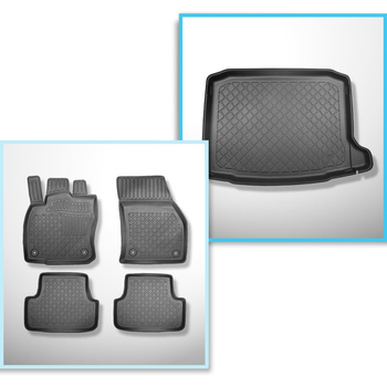 Kit tapis de coffre et tapis de voiture TPE pour: Cupra Ateca SUV (11.2018-....)