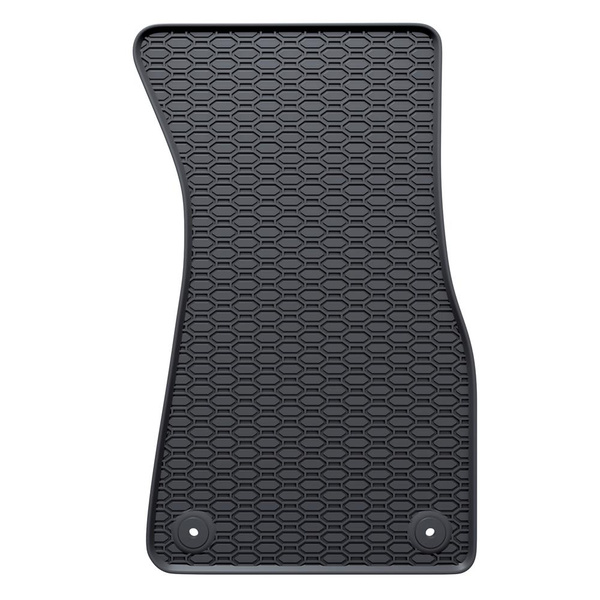 Tapis de sol en caoutchouc adapté pour Audi A6 C8 Berline, Avant (2018-....) - tapis de voiture - noir - 4 pcs.