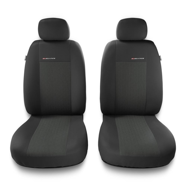 Housses de siège avant adaptées pour Alfa Romeo Giulia (2015-....) - housse siege voiture universelles - couverture siege conducteur - 2UNE-1